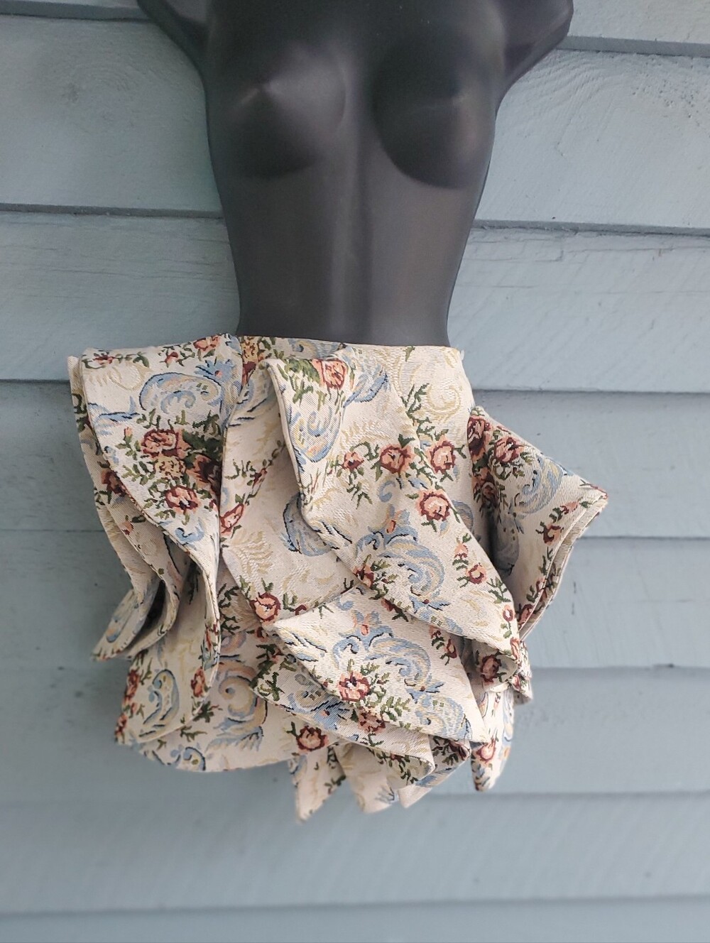 AKIRA Multicolor Floral Tapestry Skirt